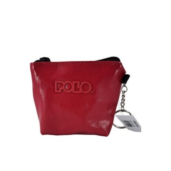 ΠΟΡΤΟΦΟΛΙ ΜΕ ΦΕΡΜΟΥΑΡ POLO MINI 938004-3001 ΚΟΚΚΙΝΟ 2024