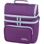 Polo Double Cooler Σχολικό Ισοθερμικό Τσαντάκι Φαγητού Πλάτης 9lt Μωβ 25x19x29εκ.