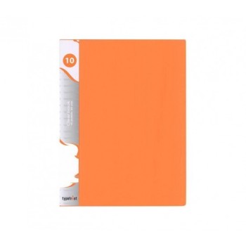 Typotrust Σουπλ Α4 10 Θέσεων Orange Fluo