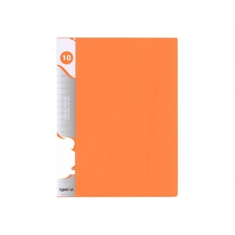 Typotrust Σουπλ Α4 10 Θέσεων Orange Fluo