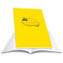 Skag Τετράδιο Pp Διαφανή 80γρ. Φ.50 Κίτρινο 222310
