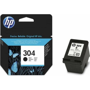 HP 304 Γνήσιο Μελάνι Εκτυπωτή InkJet Μαύρο