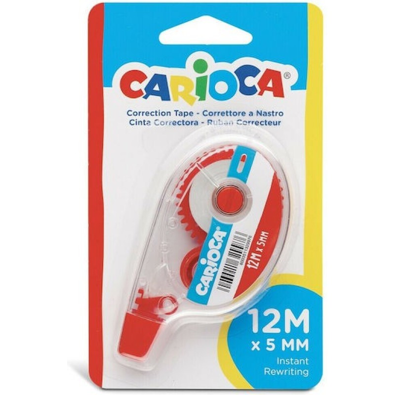 Carioca Correction Tape Διορθωτική Ταινία 5mm x 12m