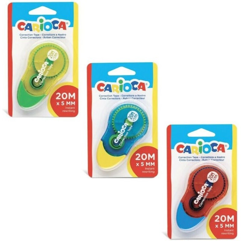 Carioca Correction Tape Διορθωτική Ταινία 5mm x 20m