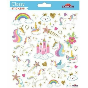 Global Gift Αυτοκόλλητα Unicorns