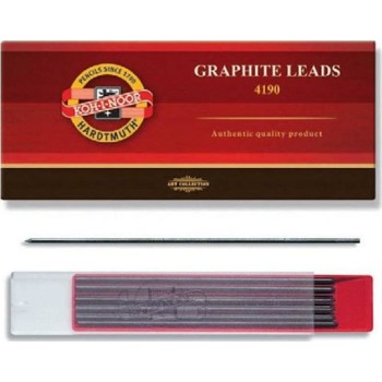 Koh-I-Noor 12 Μύτες Μολυβιού 4190 Πάχους 2mm Τύπου HB