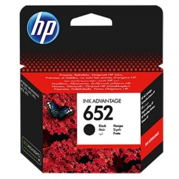 HP 652 Γνήσιο Μελάνι Εκτυπωτή InkJet Μαύρο (F6V25AE)