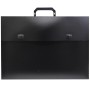GROOVY ΤΣΑΝΤΑ ΕΓΓΡΑΦΩΝ / ΣΧΕΔΙΟΥ PP 32x43x5cm ΜΕ 2 ΚΛΙΠ ΜΑΥΡΟ (ΑΚΟΥΑΡΕΛΑ ΝΟ.4)