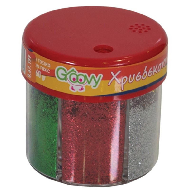 GROOVY ΧΡΥΣΟΣΚΟΝΗ 60GR ΑΛΑΤΙΕΡΑ 6 ΧΡΩΜΑΤΩΝ