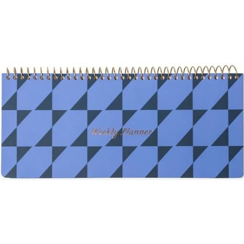 Εβδομαδιαίο Πλάνο Σπιράλ Navy Blue 12.5x30 Designworks Ink