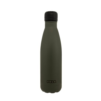 Polo Μπουκάλι Θερμός Ανοξείδωτο 500ml Grey Black