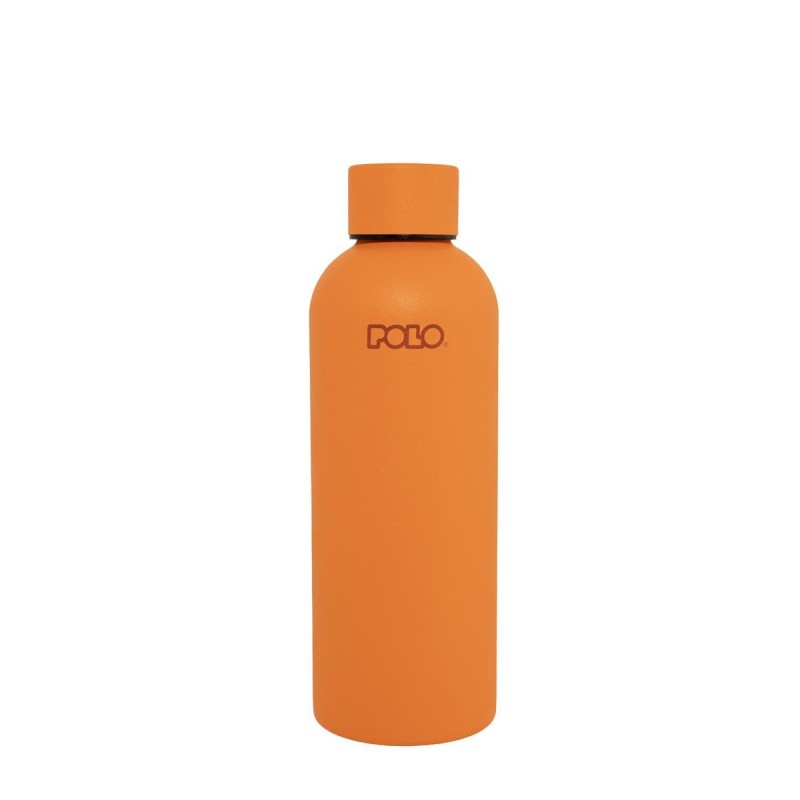 Polo Μπουκάλι Θερμός Ανοξείδωτο 500ml Neon Orange