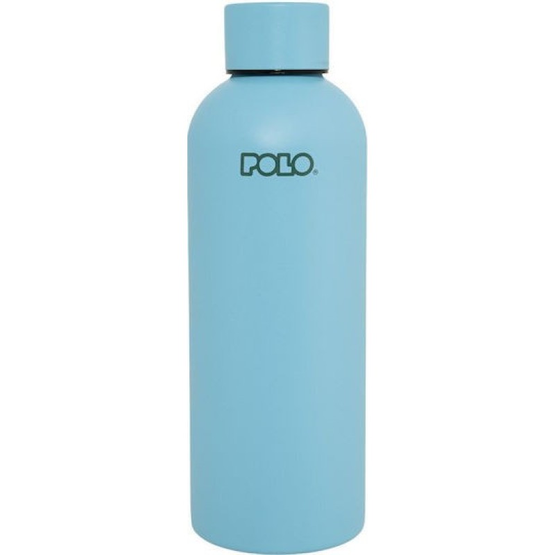 Polo Μπουκάλι Θερμός Ανοξείδωτο 500ml Neon Blue