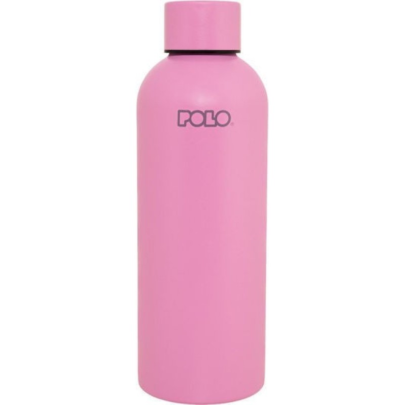 Polo Μπουκάλι Θερμός Ανοξείδωτο 500ml Neon Pink