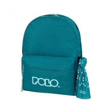 POLO ΣΑΚΙΔΙΟ ORIGINAL DOUBLE SCARF ΠΕΤΡΟΛ-ΓΑΛΑΖΙΟ 901235-5853 (2026)