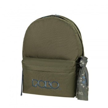 POLO ΣΑΚΙΔΙΟ ORIGINAL DOUBLE SCARF ΧΑΚΙ-ΠΕΤΡΟΛ 901235-6558 (2026)