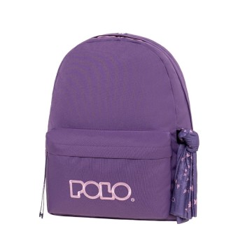 Polo Original Scarf Σχολική Τσάντα Πλάτης με Θήκη για Παγούρι 20lt