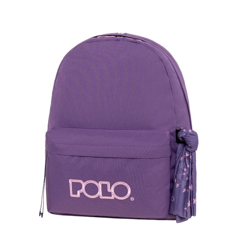 Polo Original Scarf Σχολική Τσάντα Πλάτης με Θήκη για Παγούρι 20lt