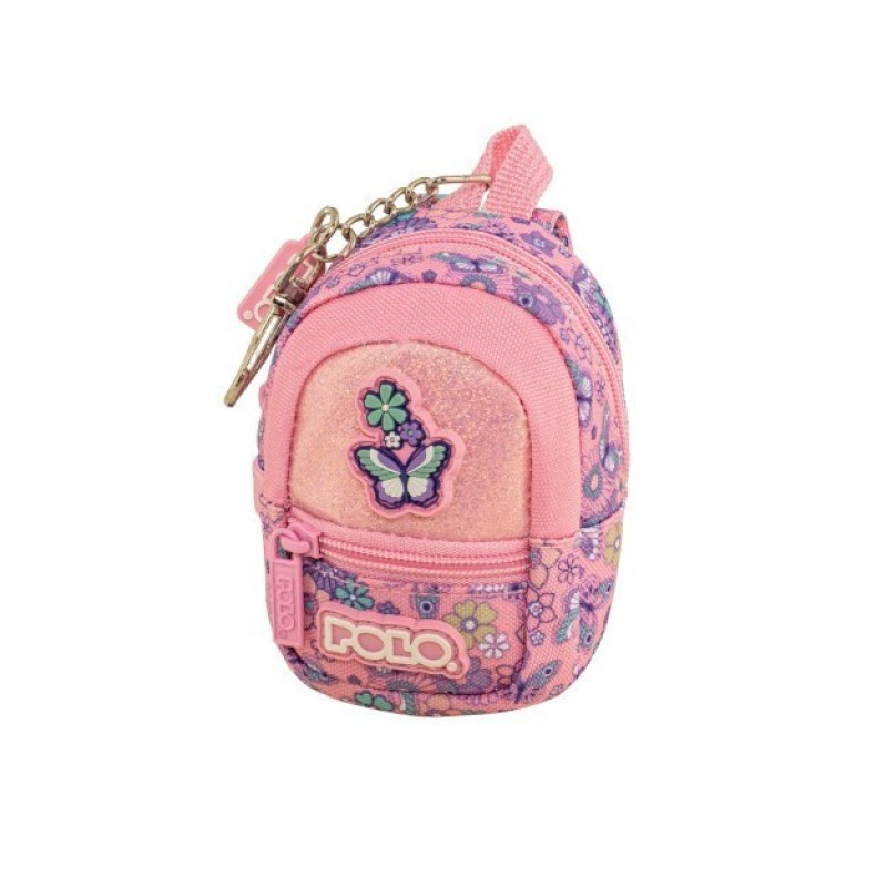 Polo Clip & Zip Mini Κλειδοθήκη-πορτοφόλι Ροζ 9-27-006-8462
