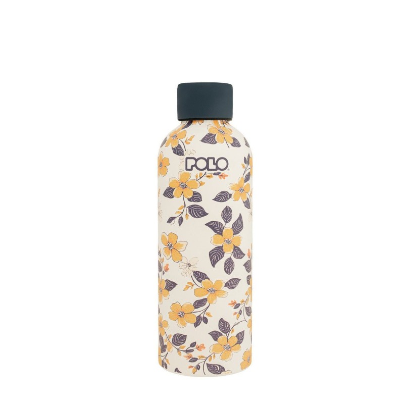 Polo Μπουκάλι Θερμός Ανοξείδωτο BPA Free 500ml Blossom με Καλαμάκι