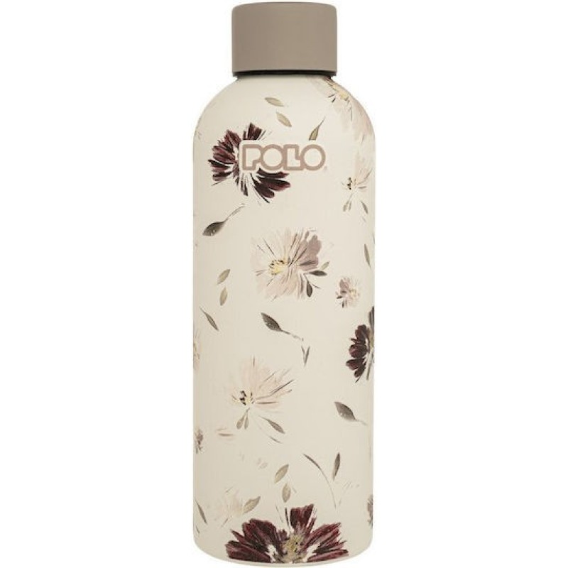 Polo Μπουκάλι Θερμός Ανοξείδωτο BPA Free 500ml Stainless Steel με Καλαμάκι
