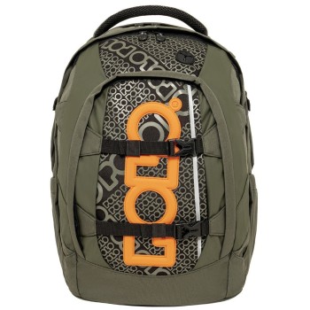 Polo Cryptic Σχολική Τσάντα Πλάτης Πορτοκαλί 23lt