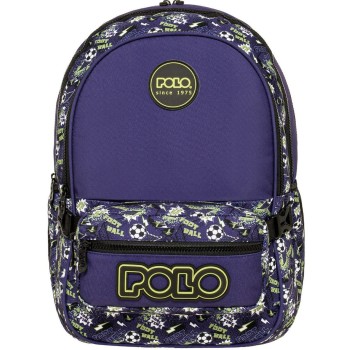 Polo Σχολική Τσάντα Πλάτης Μπλε
