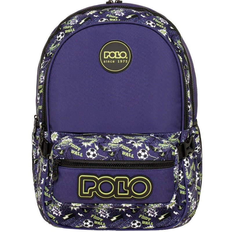Polo Σχολική Τσάντα Πλάτης Μπλε