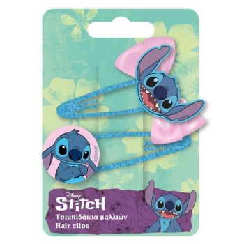 Σετ τσιμπιδάκια μαλλιών Lilo & Stitch (2 τεμάχια)