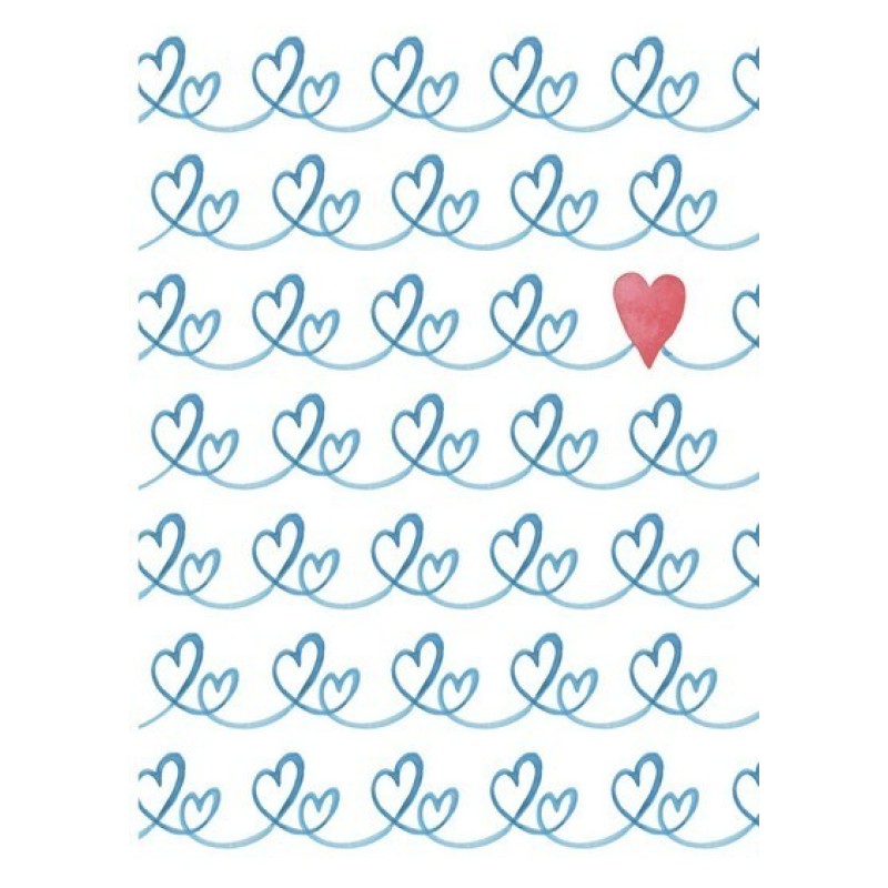 ΕΥΧΕΤΗΡΙΑ ΚΑΡΤΑ 11Χ11 RED HEART
