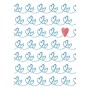 ΕΥΧΕΤΗΡΙΑ ΚΑΡΤΑ 11Χ11 RED HEART
