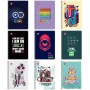 Typotrust Σπιράλ Τετράδιο Ριγέ Α4 2 Θεμάτων Trendy (Διάφορα Σχέδια/Χρώματα)