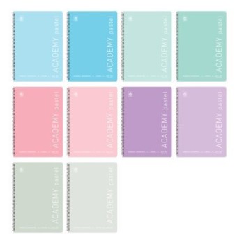 Typotrust Σπιράλ Τετράδιο Ριγέ Α4 4 Θεμάτων Pastel (Διάφορα Χρώματα)