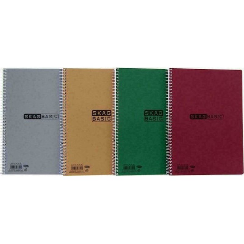 Skag Τετράδιο Θεμάτων Basic A4 2θ 80gr Νο8012