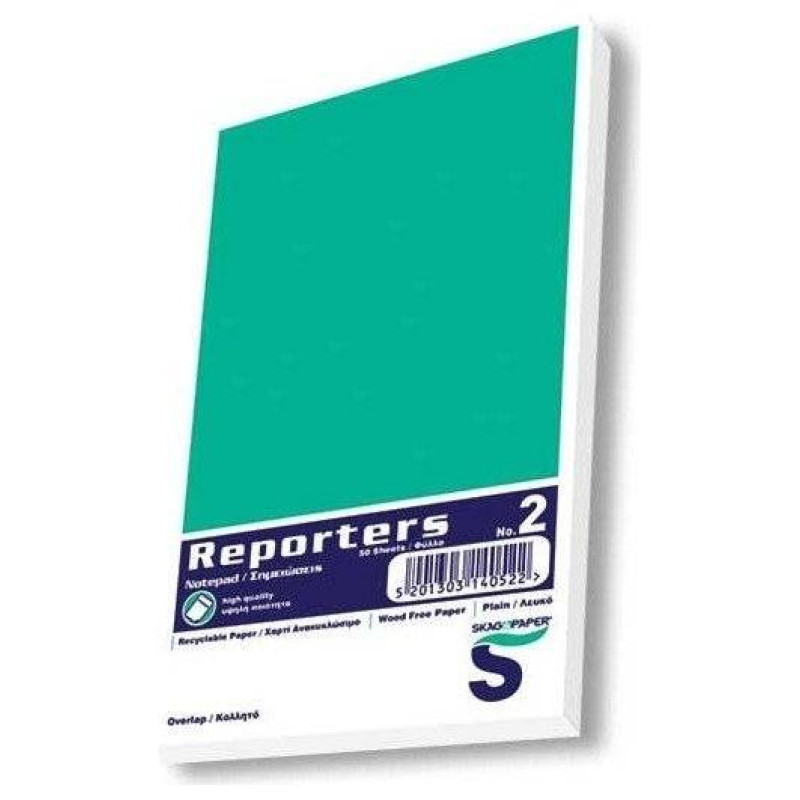 Skag Μπλοκ Repor/Overlap 90x148 Λευκό Ν.2 50φ 243766