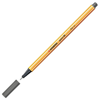 Stabilo Μαρκαδόρος 88/96 Dark Grey