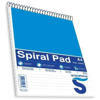 Skag Μπλοκ Σπιράλ Όρθιο Α4 - Φ.80 219235 Skag Μπλοκ Σπιράλ Όρθιο Α4 - Φ.80 219235