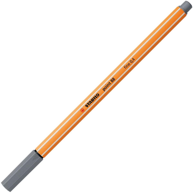 Stabilo Μαρκαδόρος 88/96 Dark Grey