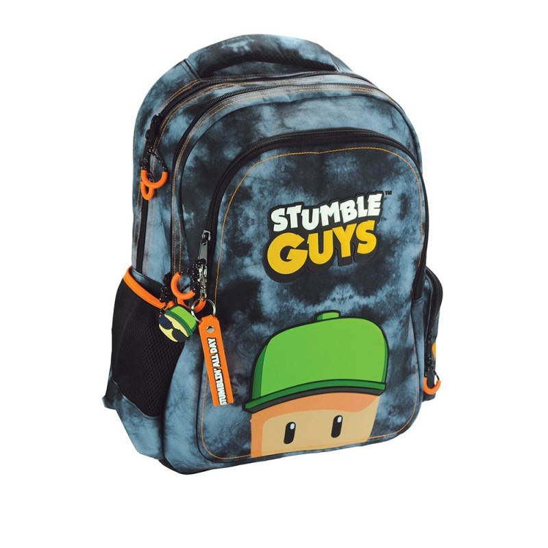 Τσάντα Πλάτης Δημοτικού Stumble Guys Hat 377-32031 Gim