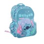 Gim Stitch Σχολική Τσάντα Πλάτης Δημοτικού με Θήκη για Παγούρι