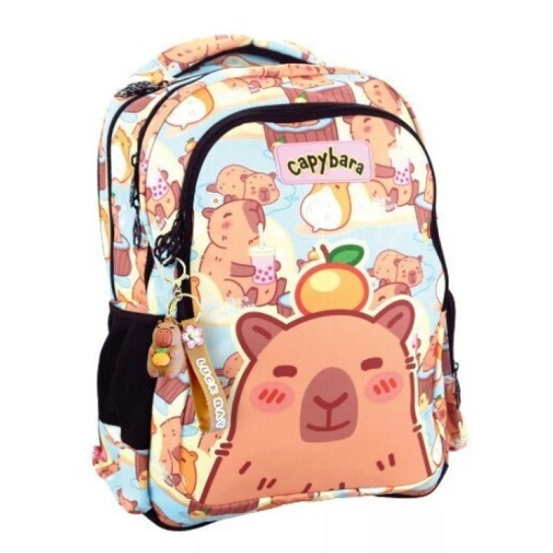 ΤΣΑΝΤΑ ΠΛΑΤΗΣ ΔΗΜΟΤΙΚΟΥ GIM CAPYBARA HAPPY LIFE 300-17031