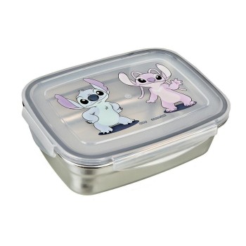 Gim Stitch Ανοξείδωτο Παιδικό Δοχείο Φαγητού 0.55lt Διάφανο