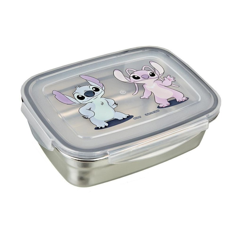 Gim Stitch Ανοξείδωτο Παιδικό Δοχείο Φαγητού 0.55lt Διάφανο