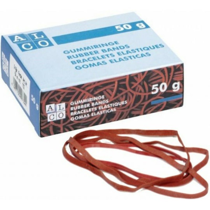 Alco Λάστιχα  50gr 100x5mm Πλακέ 138390050