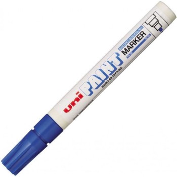 Uniball Μαρκαδόρος Ανεξίτηλος 2.2mm  Paint Blue PX20