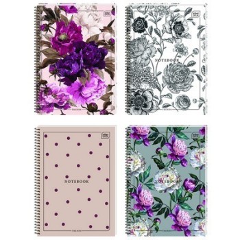 ΤΕΤΡΑΔΙΑ ΣΠΙΡΑΛ INTERDRUK FLOWERS 21Χ29/1Θ ΣΕΛΙΔΕΣ