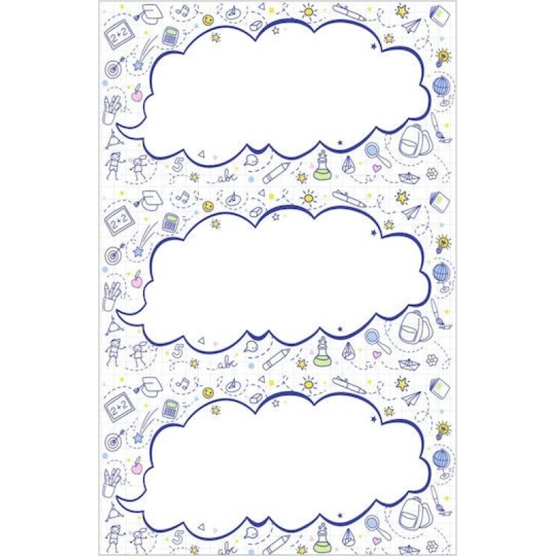 Herlitz Ετικέτες Τετραδίων Back To School 50034277