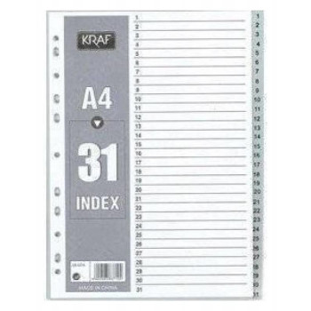 Groovy Διαχωριστικά A4 1-31 Days 83710