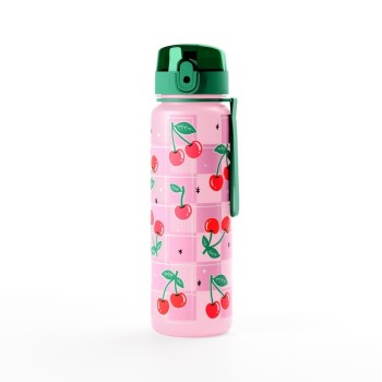 Cherries Pop Top 600ml Shatterproof Bottle