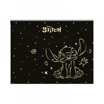 COLORINO DISNEY GOLD ΦΑΚΕΛΟΣ A4 ΑΠΟ PP STITCH 01195PTR
